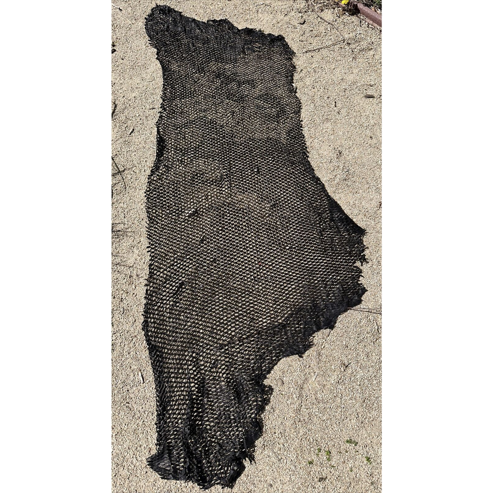 Fishnet laser cut Leather Black Brown for clothing and sewing, DIY - Picture 7 of 7